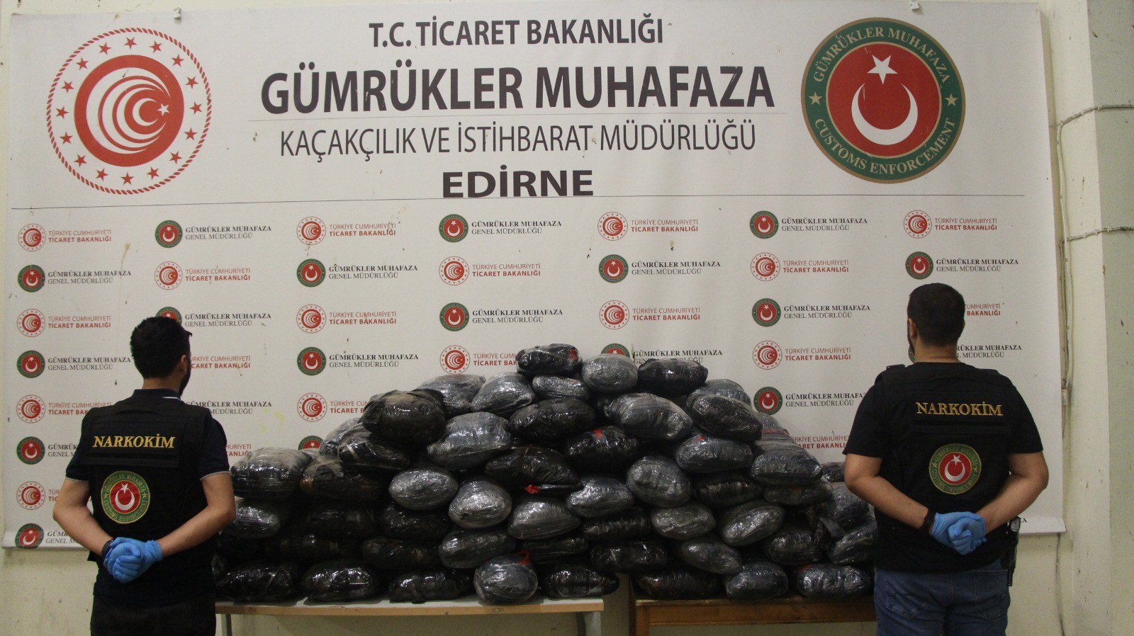 Kapıkule’de 133 kilogram esrar yakalandı!