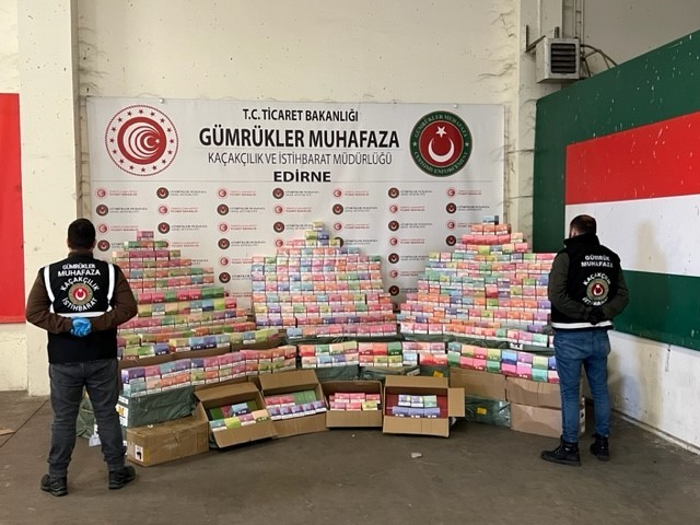 Kapıkule’de kaçak elektronik sigara operasyonu
