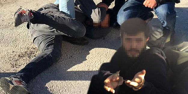 Kapkaç sonrası arkadaşını merak edip geri dönünce yakayı ele verdi