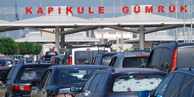 Kapkıkule'deki araç kuyrukları son buluyor