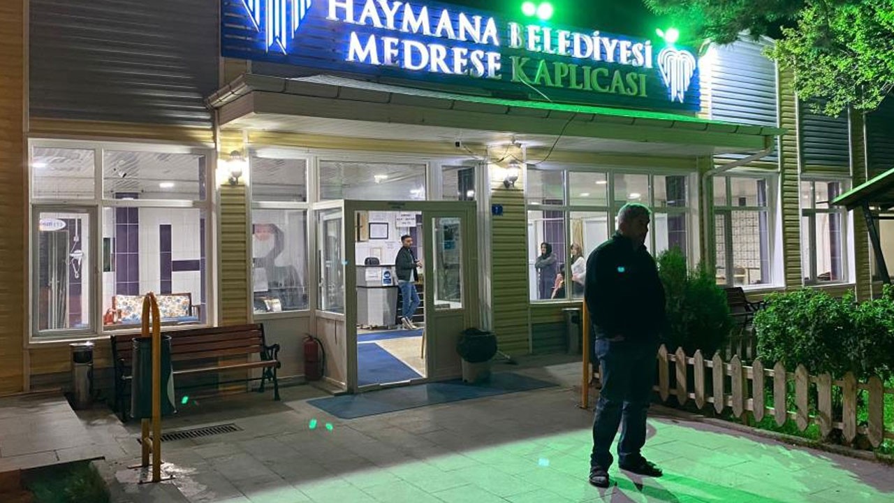 Kaplıcada korkunç olay