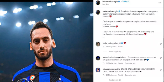 Kaptan sana da bu yakışırdı zaten! Hakan Çalhanoğlu'ndan alkış alan hareket!