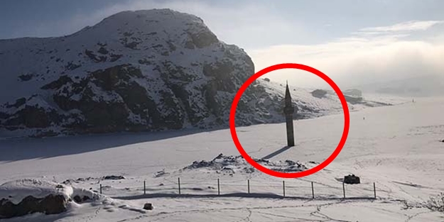 Yazın su, kışın kar altında!