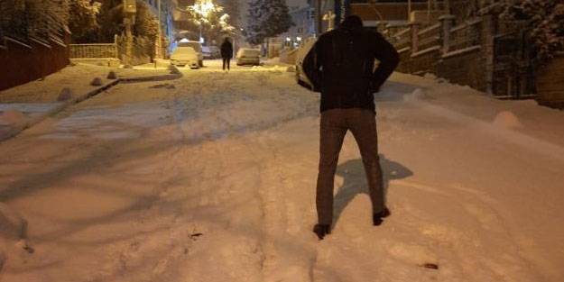 Kar İstanbul'da çok fena bastırdı