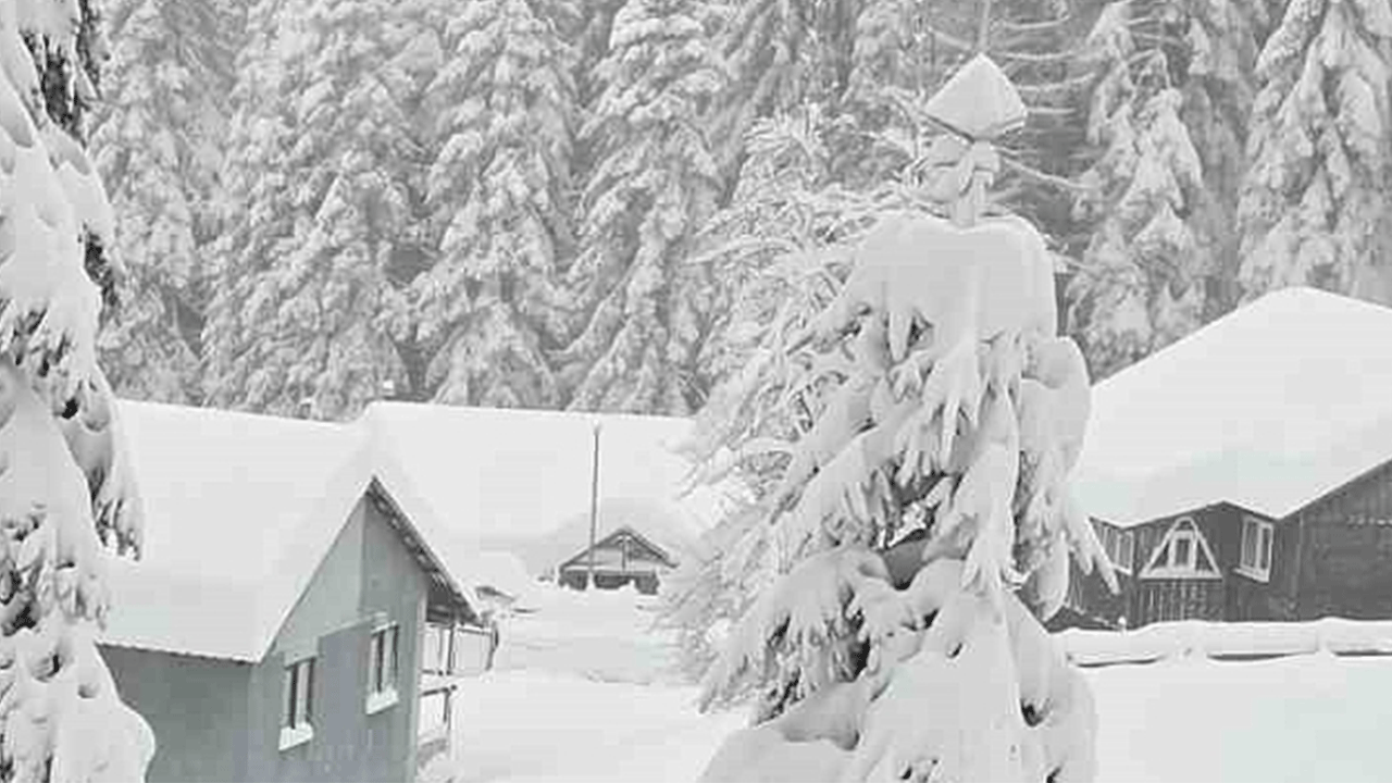 Kar kalınlığı 1 metreye yaklaştı!