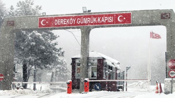 Kar Trakya üzerinden Türkiye'ye giriş yaptı