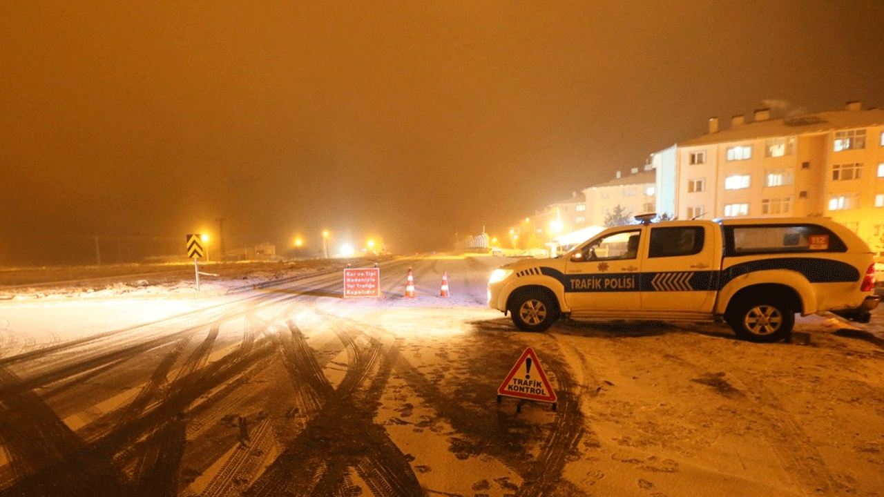 Kar yağışı ve tipi etkili oluyor!