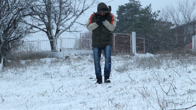 Kar yerini şiddetli soğuğa bıraktı