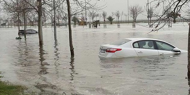 Kara ile deniz birleşti