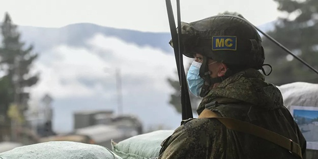 Karabağ'da patlayıcı infilak etti! Rus asker öldü