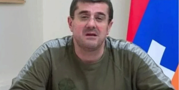 Karabağ'ın sözde lideri Harutyunyan’dan olay itiraf! Yaptıklarını kabul etti
