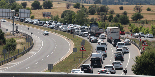 İstanbul'a dönüşte Karabük kilit!