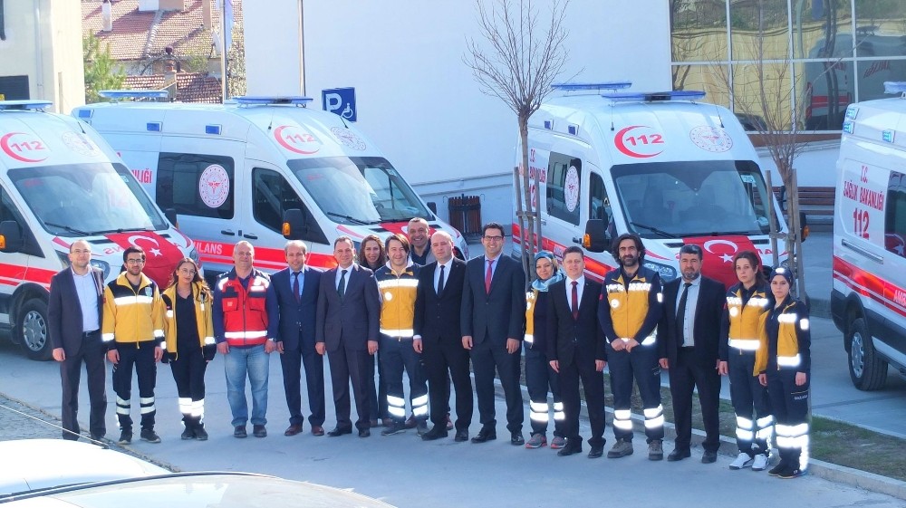 Karabük’e 6 adet yeni 112 ambulansı 