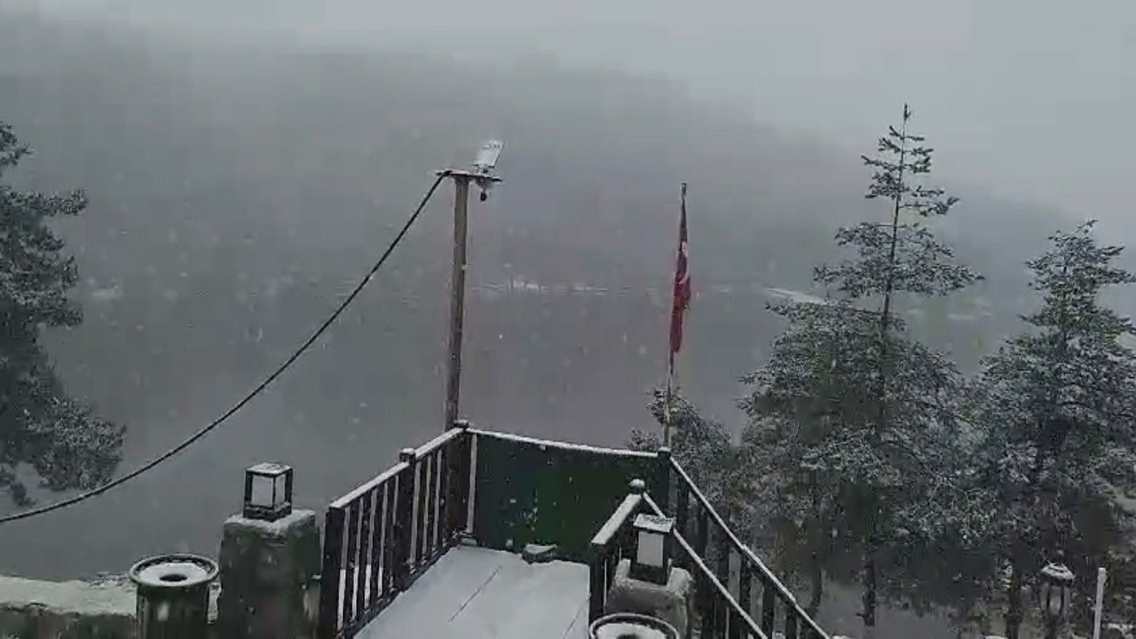 Karabük'e kış geldi!