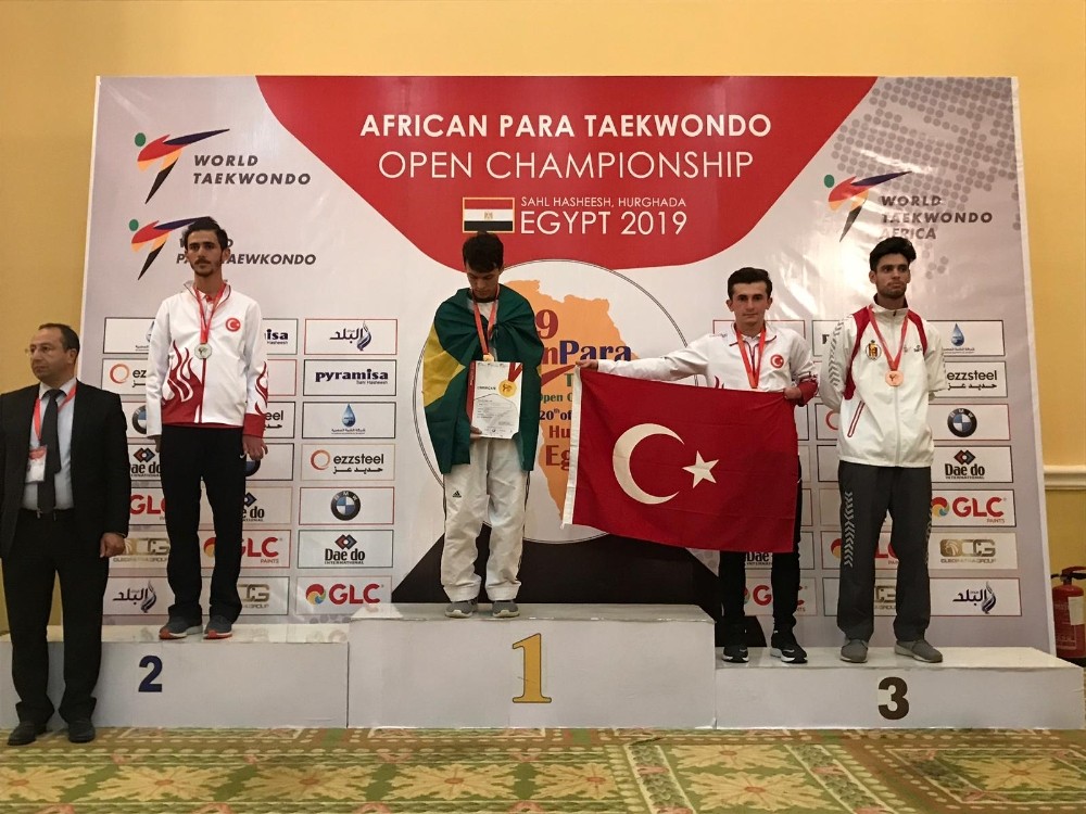 Karabüklü sporcu Afrika Para Taekwondo Şampiyonası’ndan bronz madalya ile döndü 