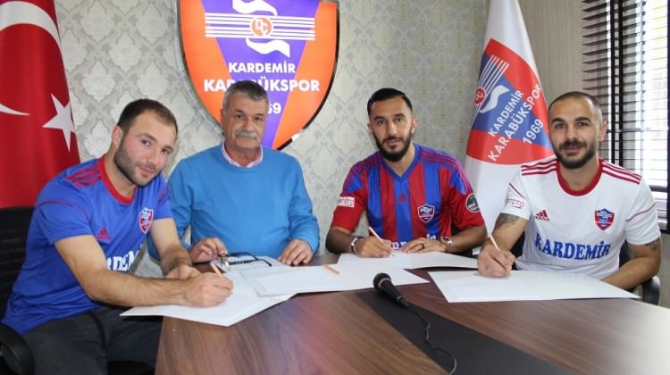 Karabükspor'da 3 imza birden