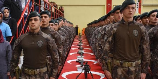 Karabük’te 523 özel hareket polisi mezun oldu