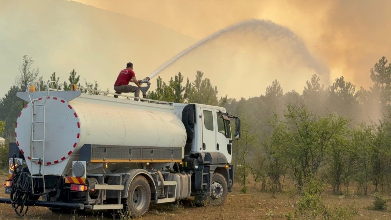 Karabük’te orman yangını 54. saatine girdi