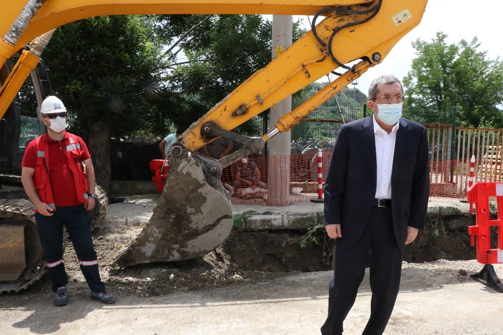 Karabük’te su baskınlarını ortadan kaldıracak proje start aldı 