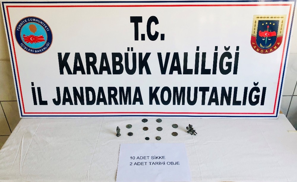 Karabük’te tarihi eser operasyonu 