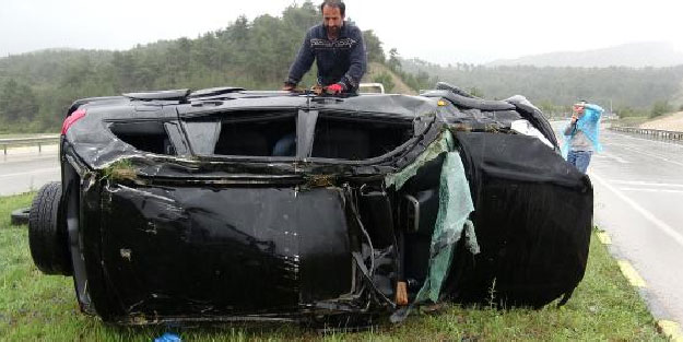 Karabük’te yağmur kazalara yol açtı: 11 yaralı