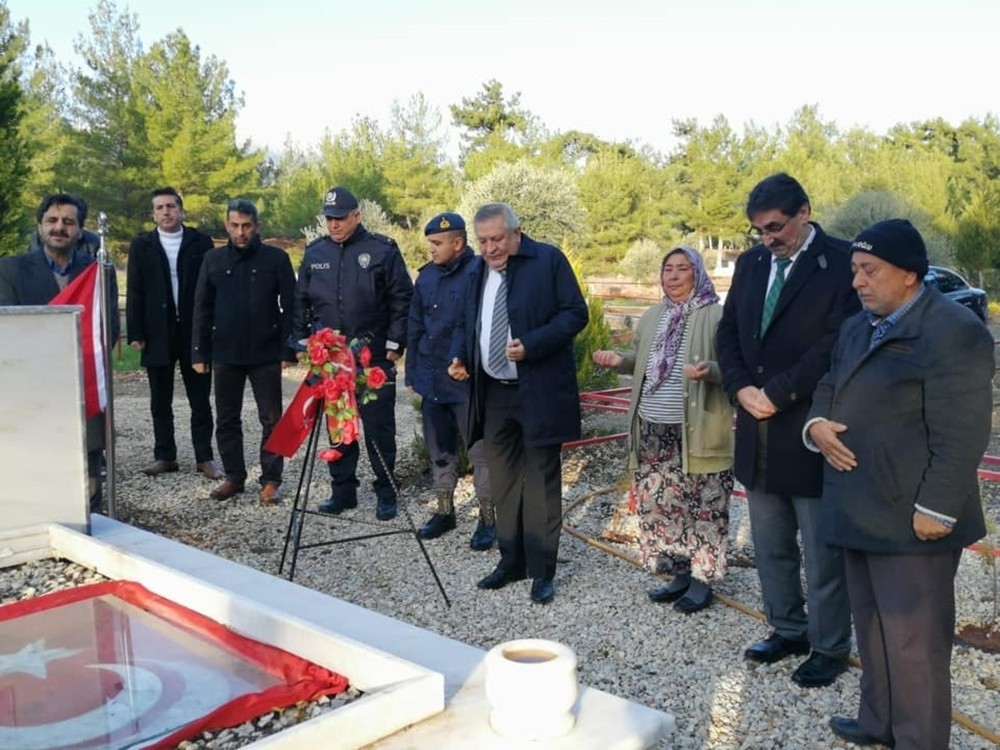 Karacasu şehidini dualarla andı 