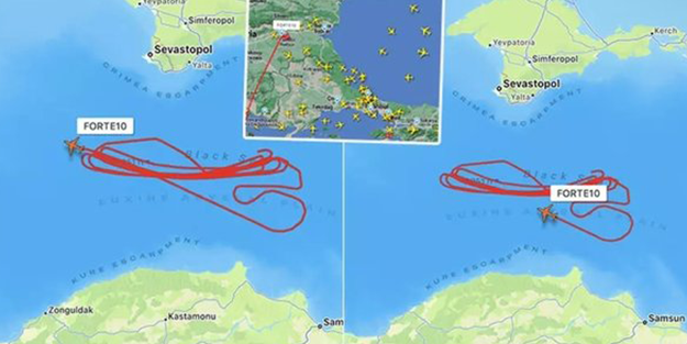 Karadeniz'de gizemli İHA! Hipersonik füze ateşlenince Sinop semalarında uçmaya başladı