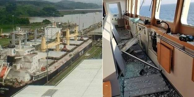 Karadeniz'de Türk gemisi vuruldu!