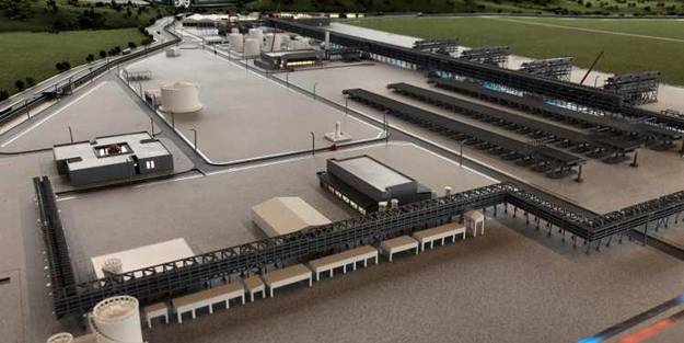 Karadeniz'den çıkan gaz burada işlenecek! İlk kez görüntülendi