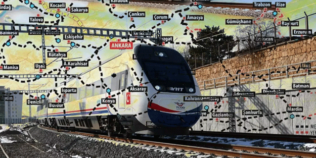 Karadeniz'e hızlı tren müjdesi! 7 saatlik mesafe 2 saat 45 dakikaya düşecek