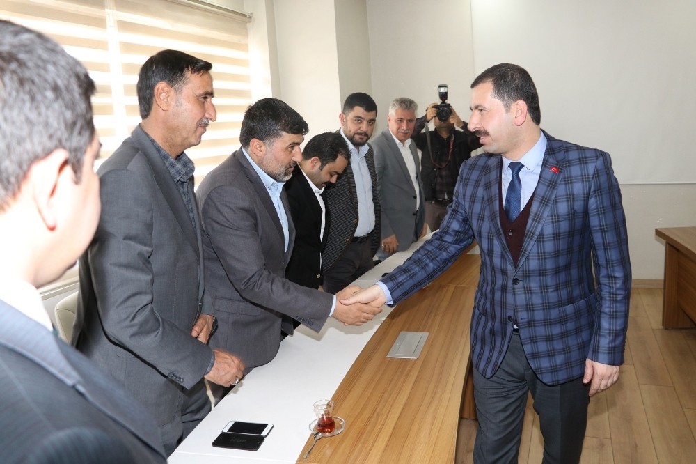 Karaköprü Belediyespor yönetiminden Baydilli’ye ziyaret 