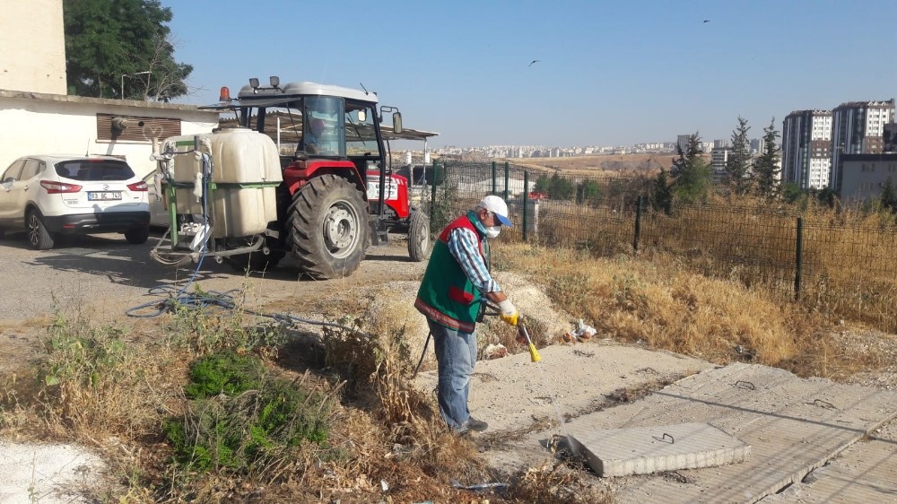 Karaköprü’de haşere ve sivrisinek mücadelesi sürüyor 
