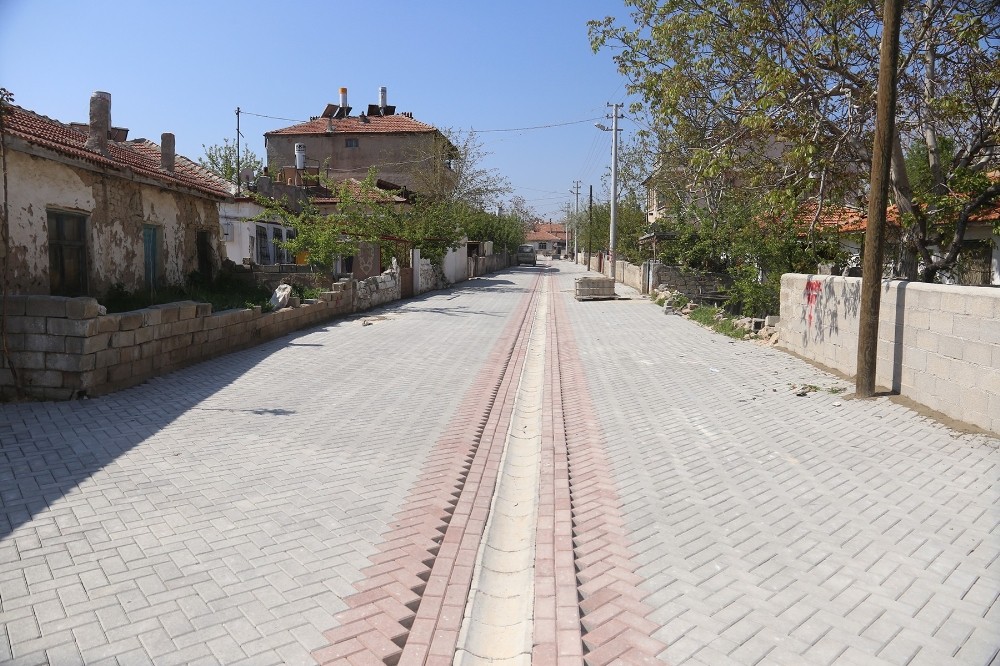 Karaman Belediyesinde üst yapı çalışmaları devam ediyor 
