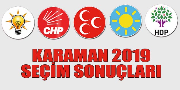 Karaman yerel seçim sonuçları 2019 | Karaman ilçeleri yerel seçim sonuçları