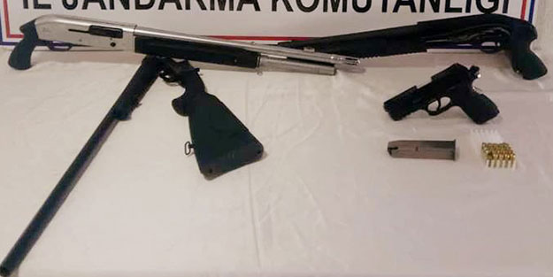 Karaman'da bir otomobilde ele geçirildi!