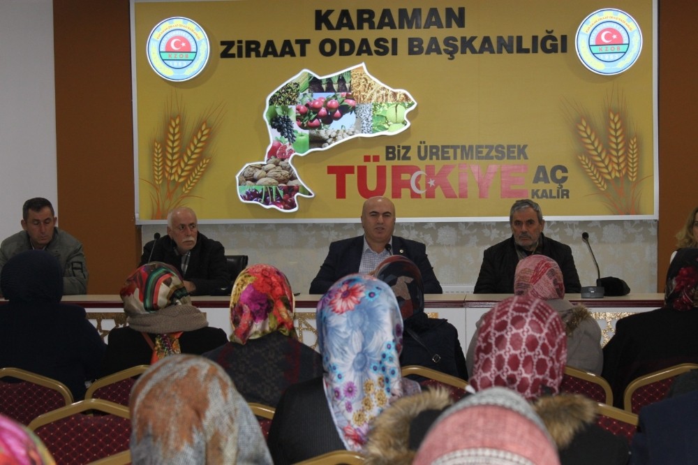 Karaman’da hasarları önlemek için elmaları sertifikalı işçiler toplayacak 