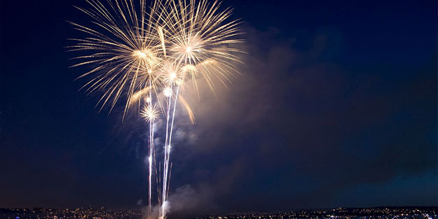 Karaman’da havai fişek patladı