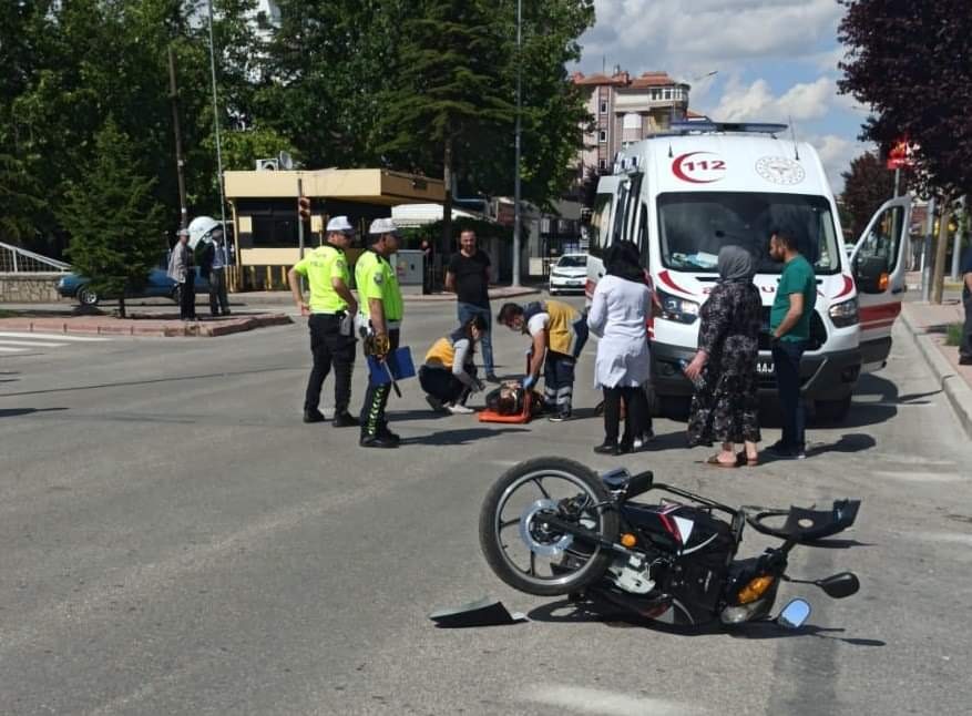 Karaman’da trafik kazası: 2 yaralı 