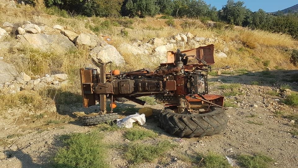 Karaman’da traktör şarampole yuvarlandı: 1 yaralı 