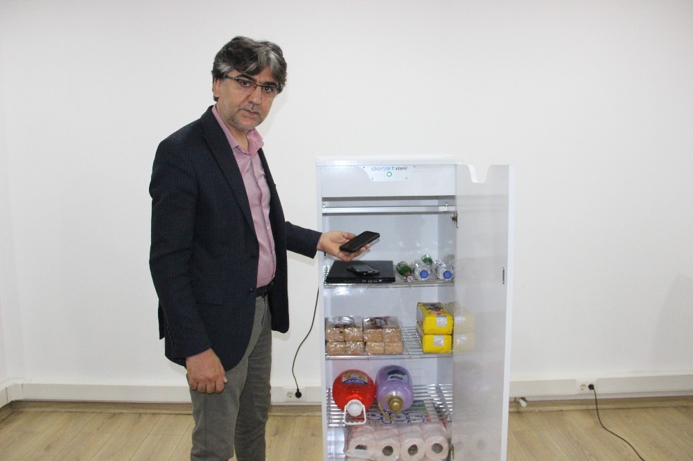 Karaman’da üretilen steril dolap, eşyaları virüslerden arındırıyor 