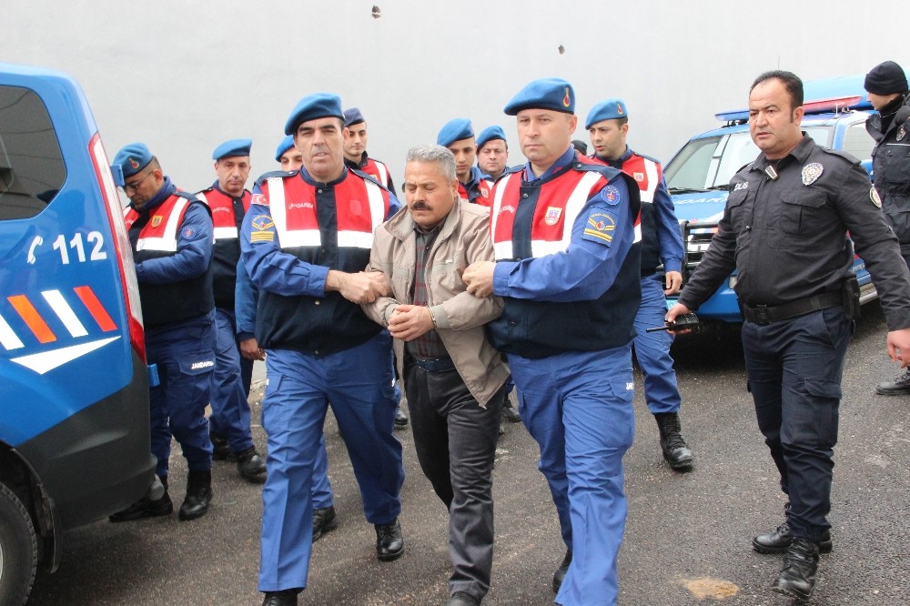 Karaman’daki arazi cinayeti zanlısı adliyeye sevk edildi