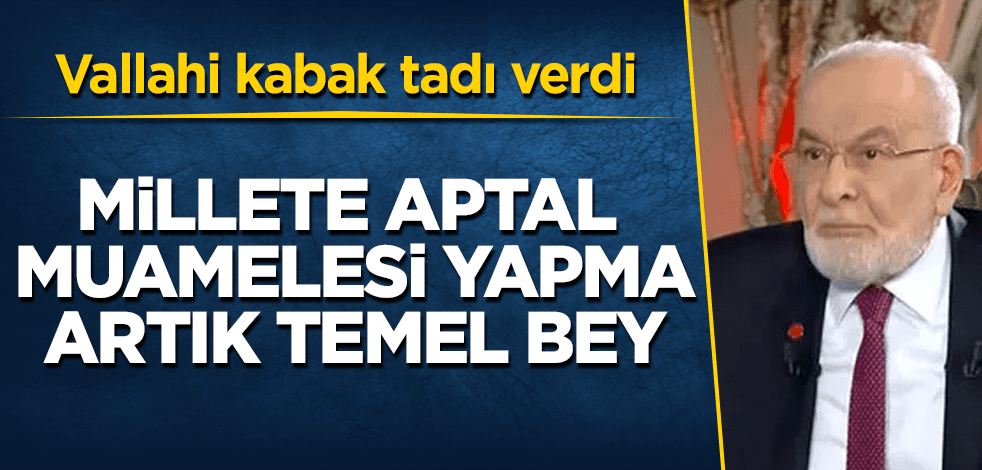 Karamollaoğlu daha ne kadar milleti aptal yerine koyacak?