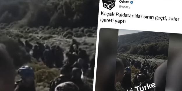 Karanlık Oda TV, sınıra yürüyen Afganları paylaştı ama sınırda yakalanmalarını...