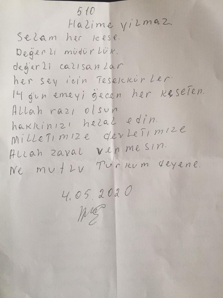 Karantina altında duygulandıran mektuplar 