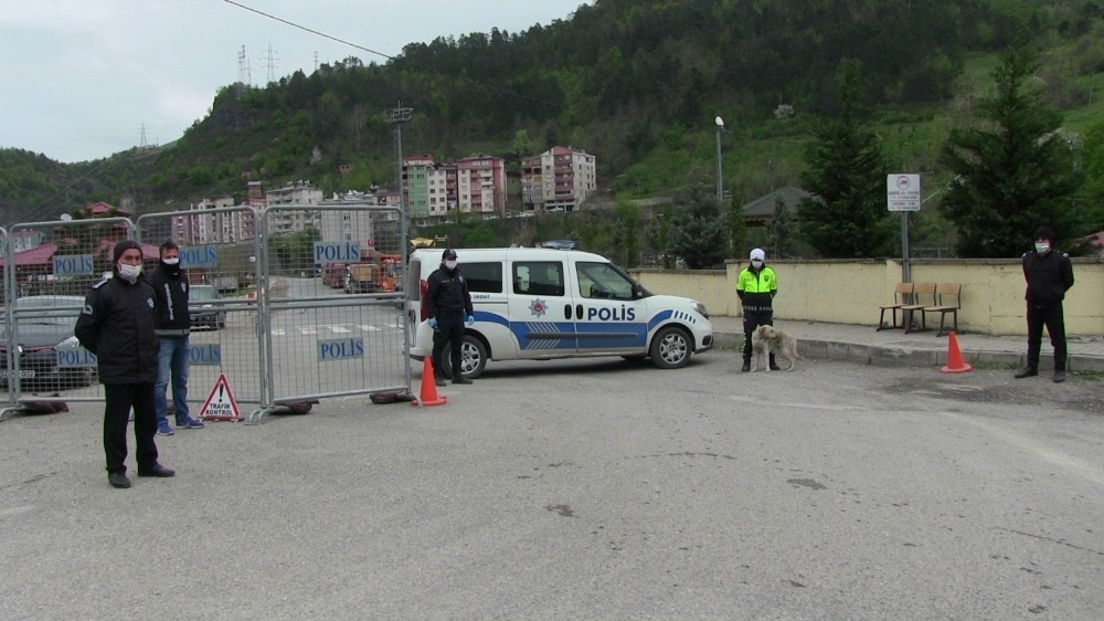 Karantina altındaki Artvin’in Borçka ilçesinde sessizlik hakim 