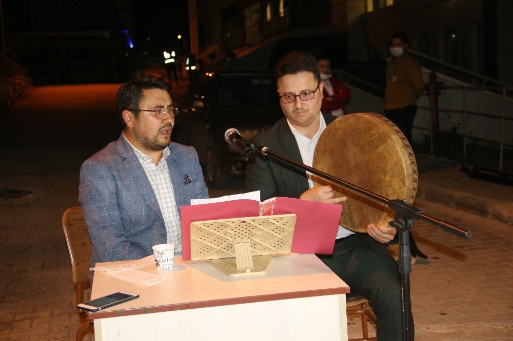 Karantina yurdunda ramazan etkinliği 