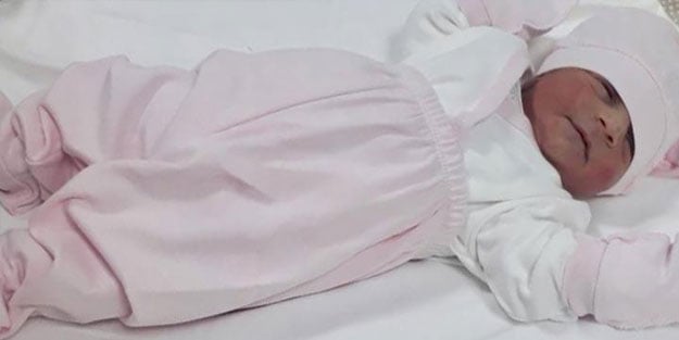 Karantinada doğan Azra bebekte mutlu son