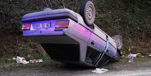 Karantinada olması gereken kişiler trafik kazası geçirdi