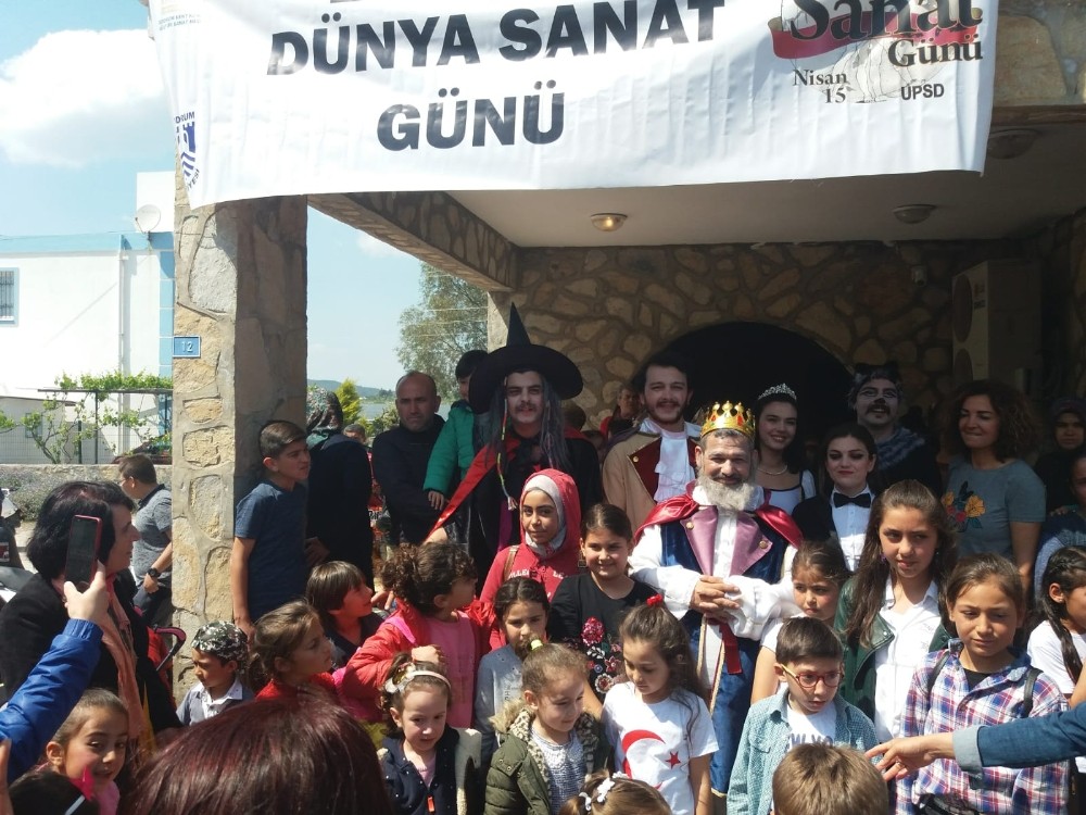 Karaova’nın çocuklarına sanat şöleni 