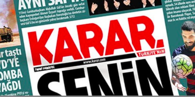 Karar onu da kadrosuna kattı